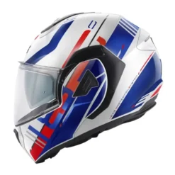 Casco Modulare Reversibile Givi X.30  Pulsar Bianco Rosso Blu Lucido