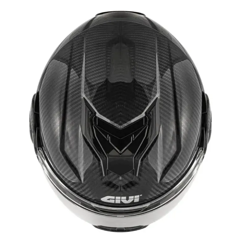 Casco Modulare Reversibile Givi X.36 Solid Carbonio Nero Lucido