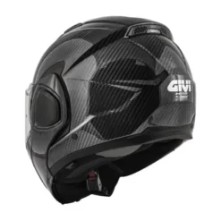 Casco Modulare Reversibile Givi X.36 Solid Carbonio Nero Lucido
