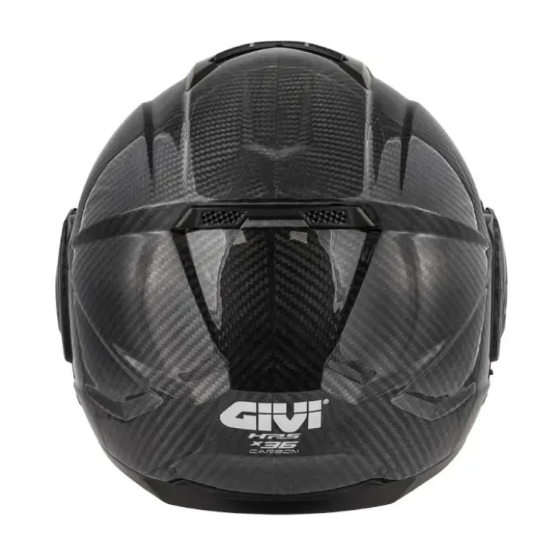 Casco Modulare Reversibile Givi X.36 Solid Carbonio Nero Lucido
