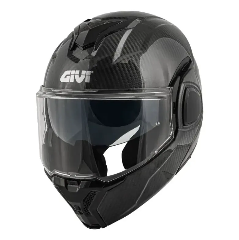 Casco Modulare Reversibile Givi X.36 Solid Carbonio Nero Lucido