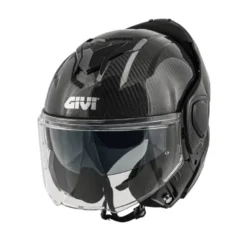 Casco Modulare Reversibile Givi X.36 Solid Carbonio Nero Lucido