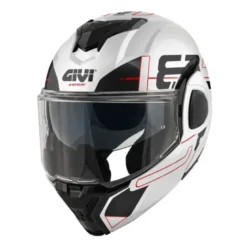 Casco Modulare Reversibile Givi X.36 Vertigo Bianco Nero Rosso