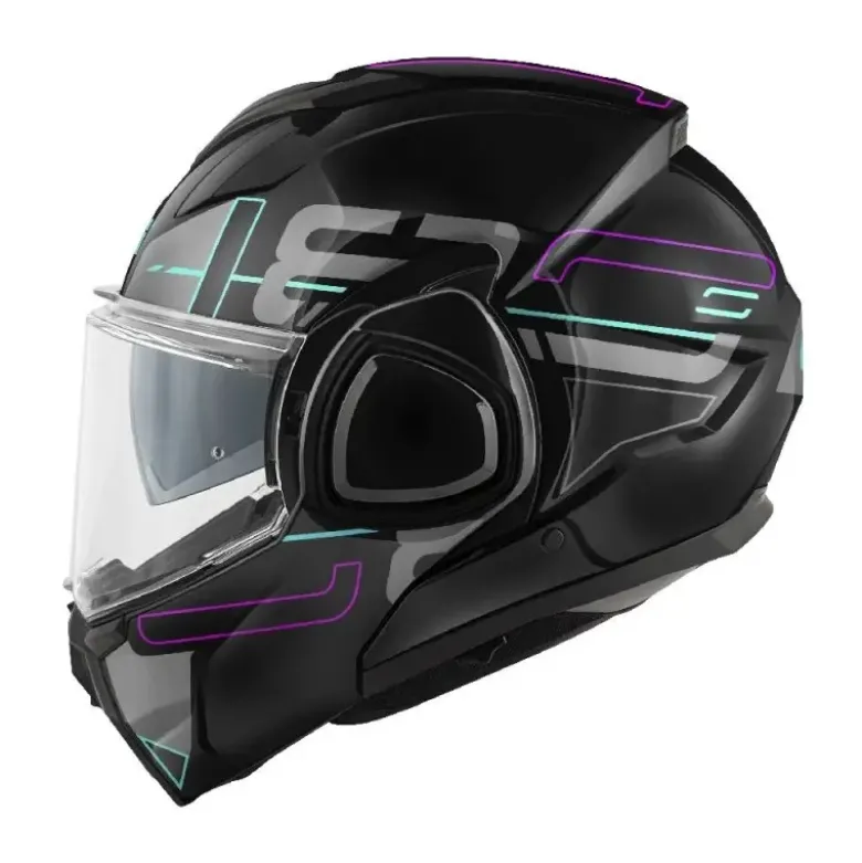 Casco Modulare Reversibile Givi X.36 Vertigo Nero Fuchsia