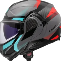 Casco Modulare Reversibile Ls2 FF910 Advant II Triple Nardo Grigio Blu Rosso
