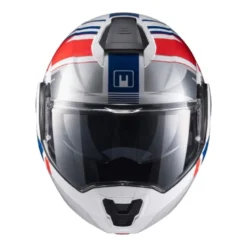 Casco Modulare Reversibile MPH Artra Grafica Vision Bianca Rosso Blu