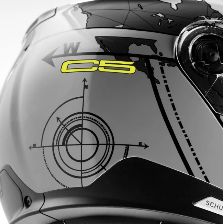 Casco Modulare Schuberth C5 ECE Globe Grigio