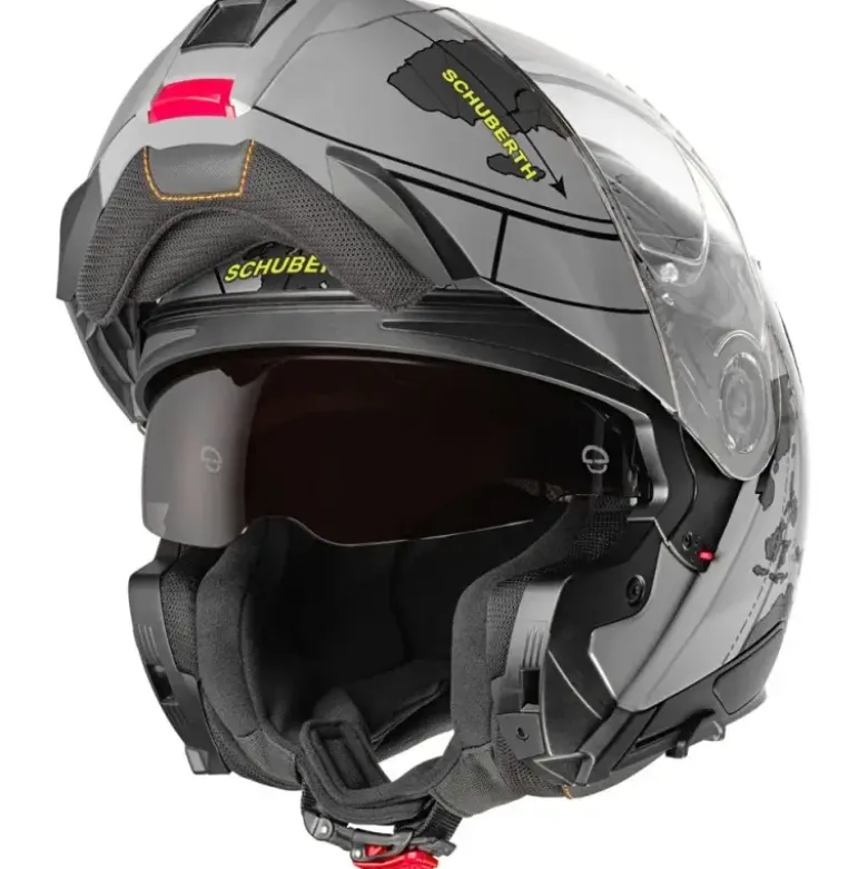 Casco Modulare Schuberth C5 ECE Globe Grigio
