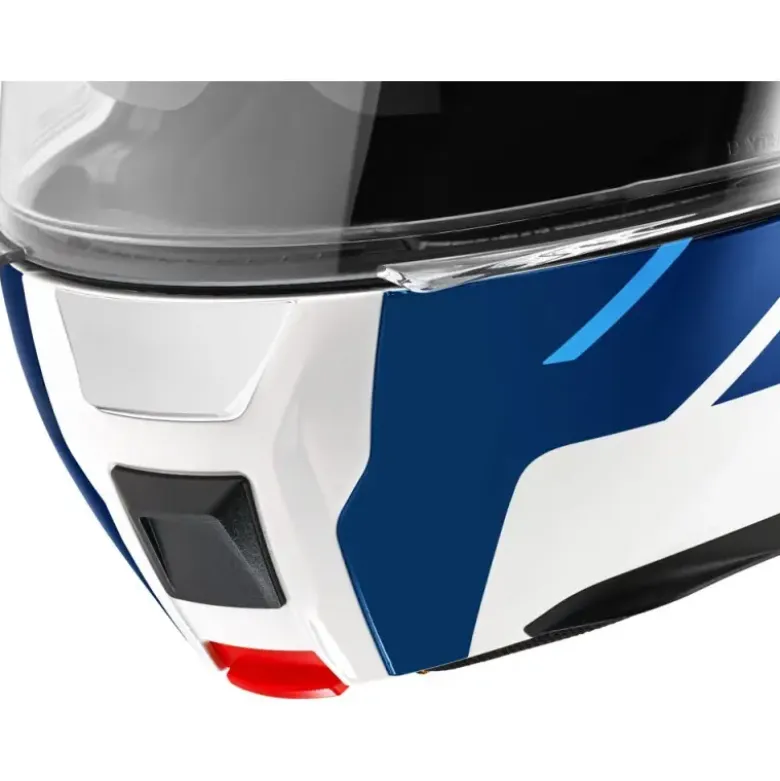 Casco Modulare Schuberth C5 ECE Master Blu Bianco Rosso