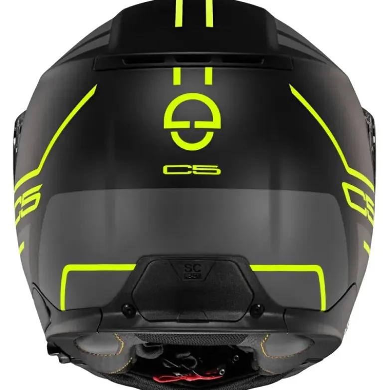 Casco Modulare Schuberth C5 ECE Master Giallo Grigio Nero