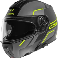 Casco Modulare Schuberth C5 ECE Master Giallo Grigio Nero