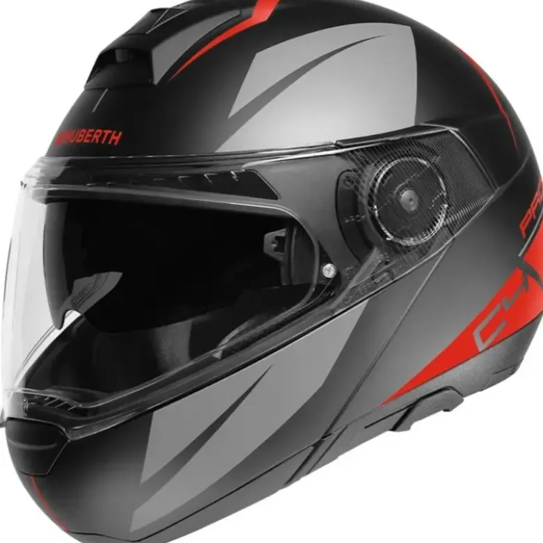 Casco Modulare Schuberth C4 Pro Merak Rosso Opaco