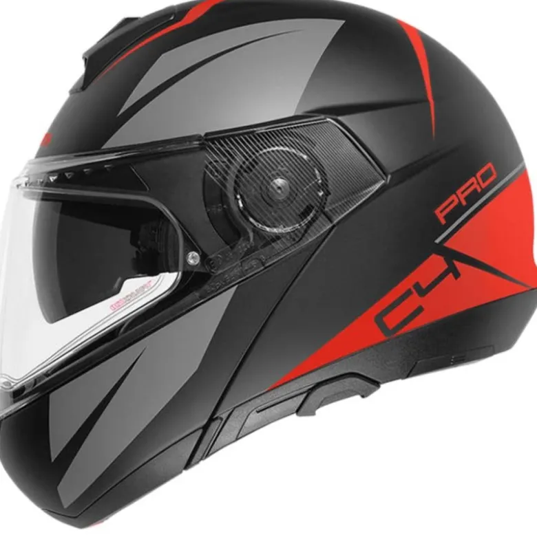 Casco Modulare Schuberth C4 Pro Merak Rosso Opaco