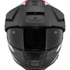 Casco Modulare Schuberth E2 ECE Defender Bianco Blu Rosso