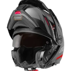 Casco Modulare Schuberth E2 ECE Defender Grigio Rosso