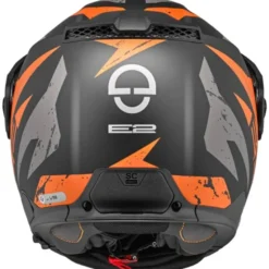 Casco Modulare Schuberth E2 ECE Explorer Arancione Grigio
