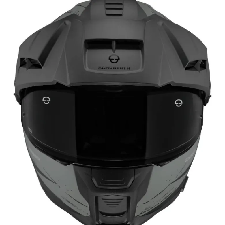 Casco Modulare Schuberth E2 ECE Explorer Arancione Grigio
