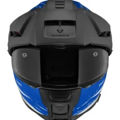 Casco Modulare Schuberth E2 ECE Explorer Blu Rosso Bianco