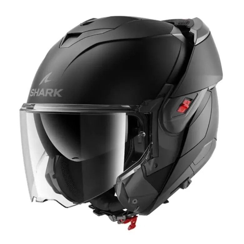 Casco Modulare Shark Oxo Blank Nero Opaco
