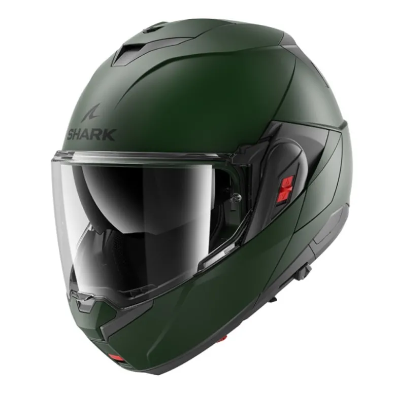 Casco Modulare Shark Oxo Blank Verde Opaco