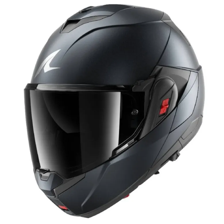 Casco Modulare Shark Oxo Dark Shadow Acciaio Blu Opaco