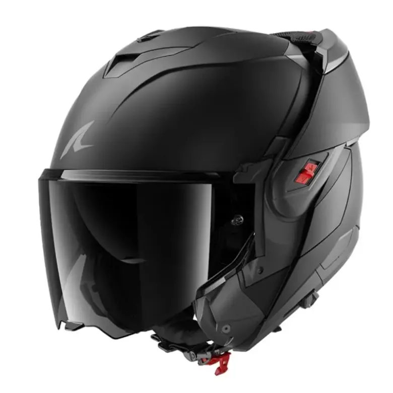 Casco Modulare Shark Oxo Dark Shadow Nero Opaco
