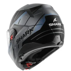 Casco Modulare Shark Oxo Rydger Antracite Blu Nero Opaco