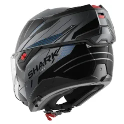 Casco Modulare Shark Oxo Rydger Antracite Blu Nero Opaco
