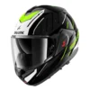 Casco Modulare Shark Oxo Rydger Nero Bianco Giallo