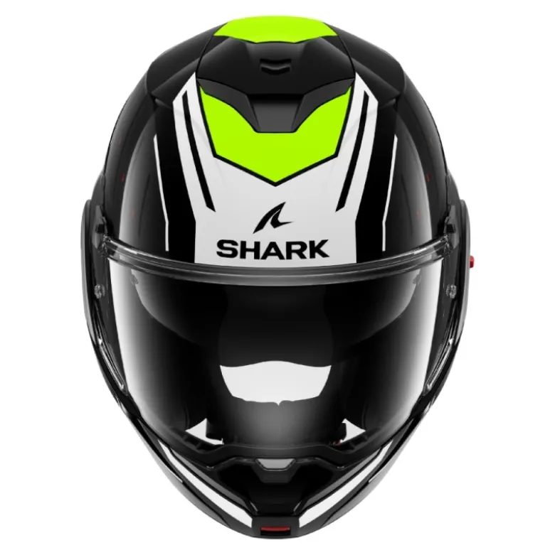 Casco Modulare Shark Oxo Rydger Nero Bianco Giallo
