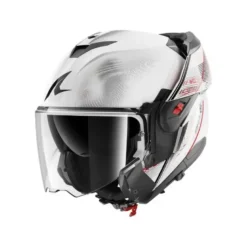 Casco Modulare Shark Oxo Speed-Tech Bianco Rosso Nero