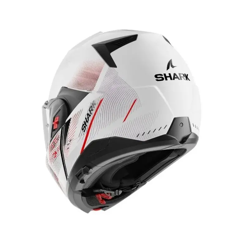 Casco Modulare Shark Oxo Speed-Tech Bianco Rosso Nero