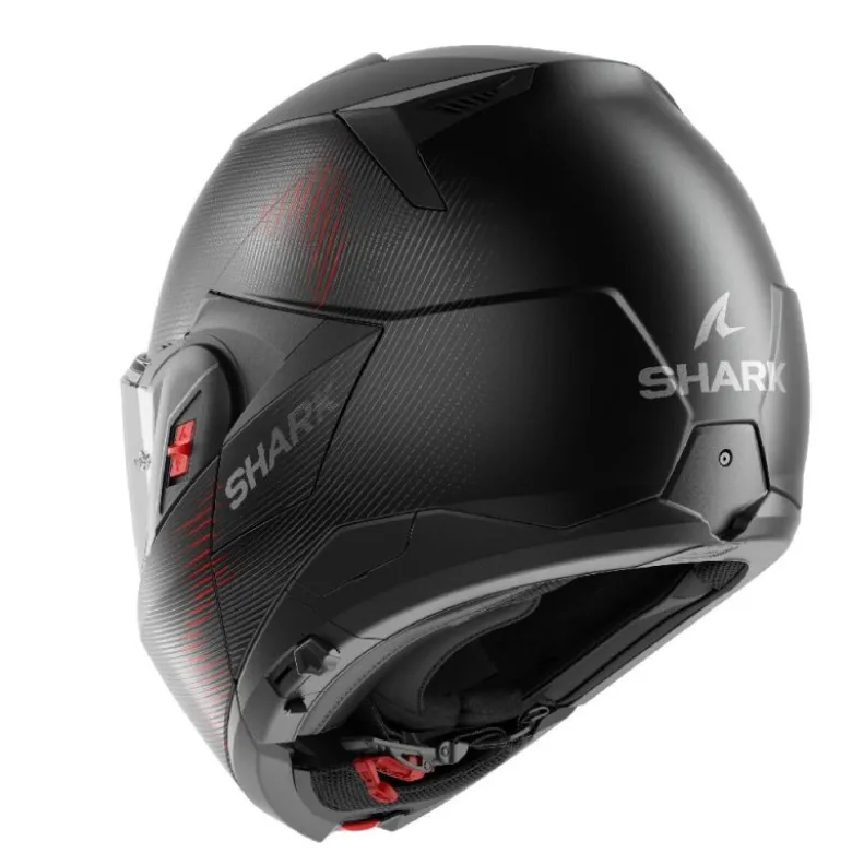 Casco Modulare Shark Oxo Sp Lyne Nero Antracite Opaco