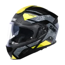 Casco Modulare SMK Gullwing Navigator Nero Giallo