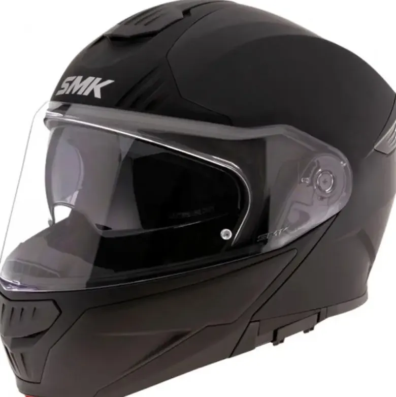 Casco Modulare Smk Gullwing Nero Opaco