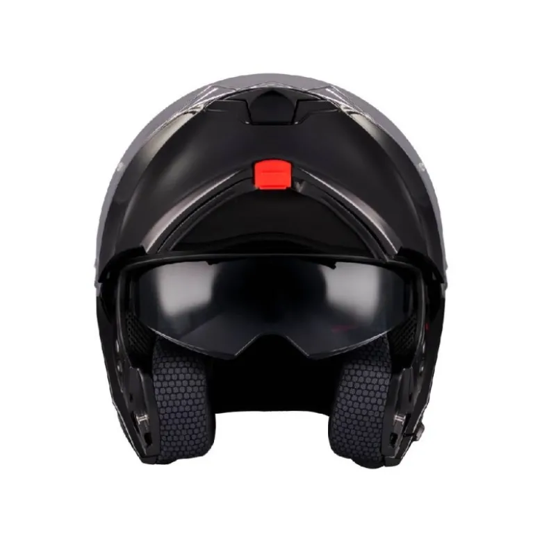Casco Modulari Mt Helmets Fu935Sv Genesis Sv A1 Pure Nero Lucido