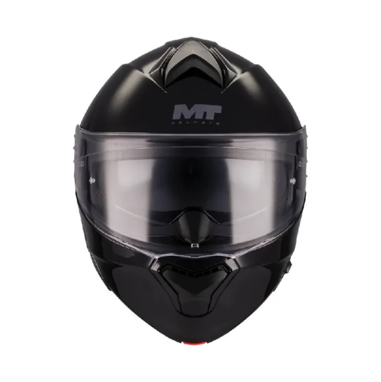 Casco Modulari Mt Helmets Fu935Sv Genesis Sv A1 Pure Nero Lucido
