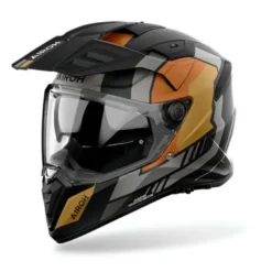 Casco Touring Airoh Bandit Horn Nero Oro Opaco