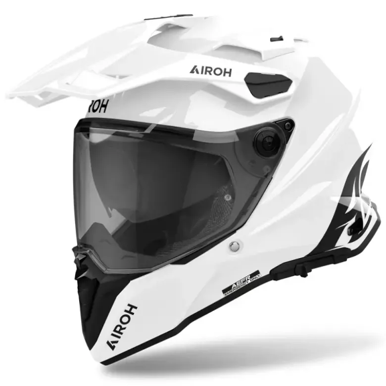 Casco Touring Airoh Commander 2 Bianco Lucido