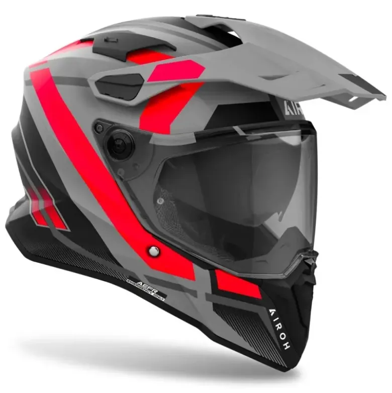 Casco Touring Airoh Commander 2 Mavick Arancione Opaco