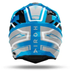 Casco Touring Airoh Commander 2 Mavick Cerulean Blue Lucido
