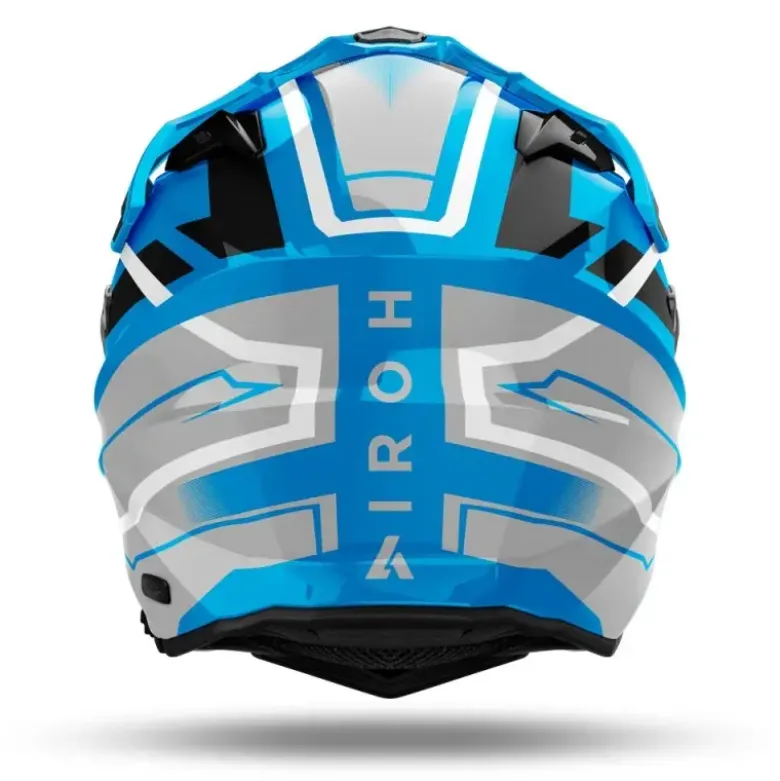 Casco Touring Airoh Commander 2 Mavick Cerulean Blue Lucido