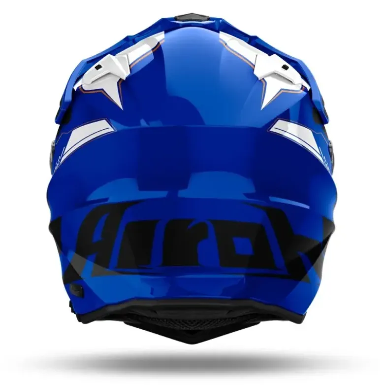 Casco Touring Airoh Commander 2 Reveal Blu Bianco Lucido