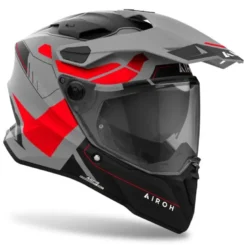 Casco Touring Airoh Commander 2 Reveal Rosso Opaco