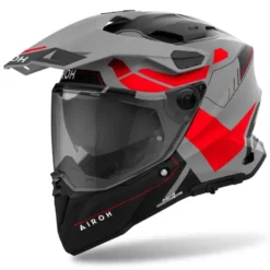 Casco Touring Airoh Commander 2 Reveal Rosso Opaco