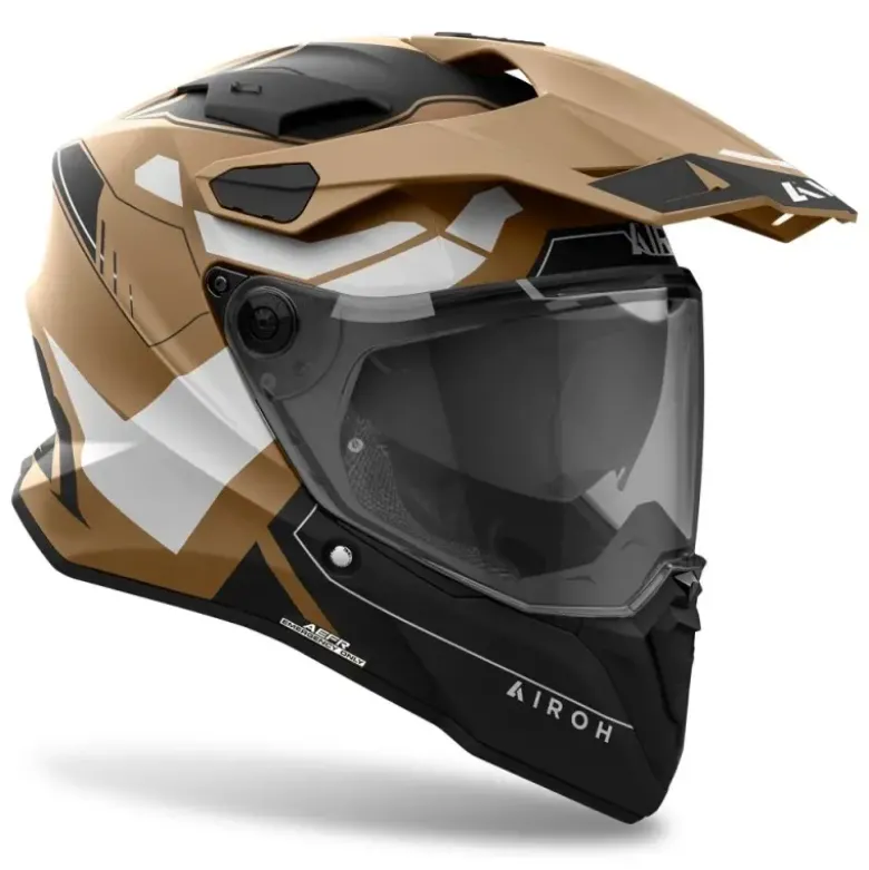 Casco Touring Airoh Commander 2 Reveal Sabbia Opaco