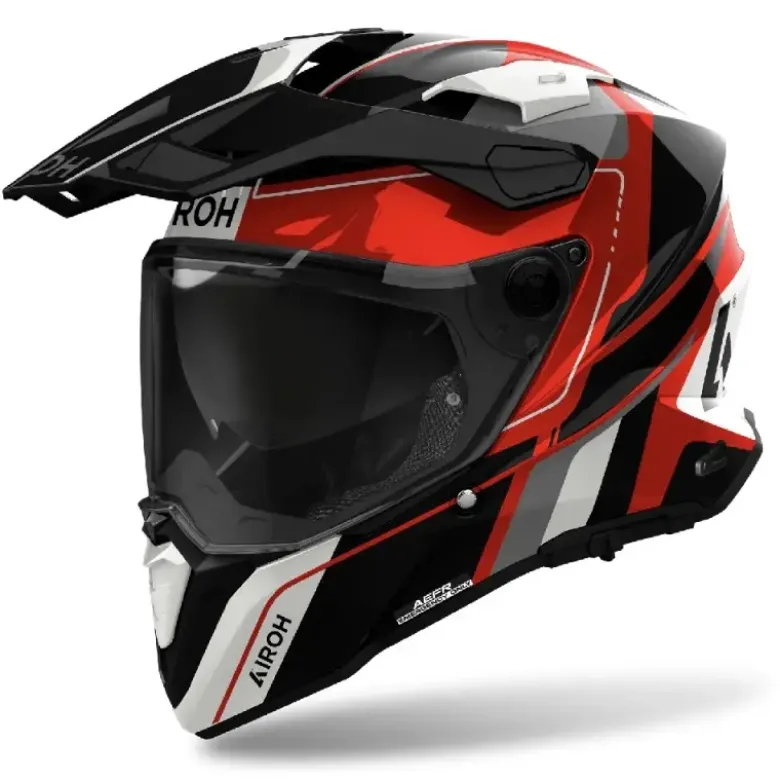 Casco Touring Airoh Commander 2 Skip Rosso Lucido