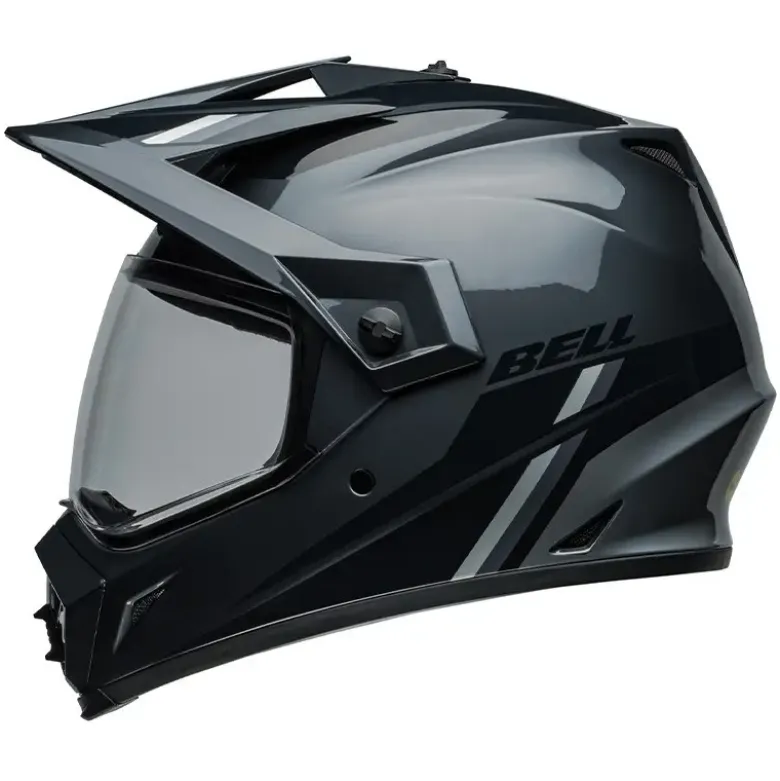 Casco Touring Bell Mx-9 Adventure 2024 Alpine Grigio Argento