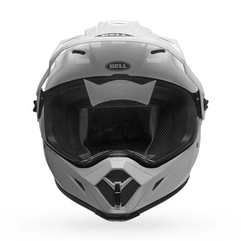 Casco Touring Bell Mx-9 Adventure Bianco Lucido