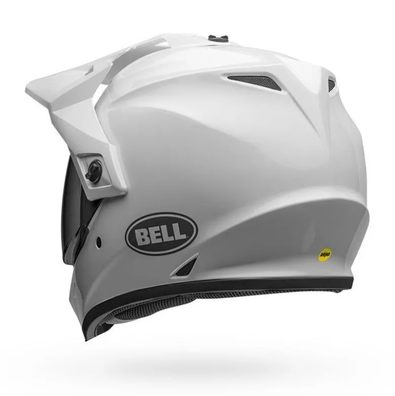 Casco Touring Bell Mx-9 Adventure Bianco Lucido
